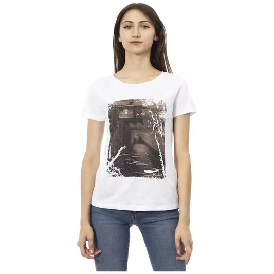 Trussardi Action White Cotton Women's T-Shirt Trussardi Action