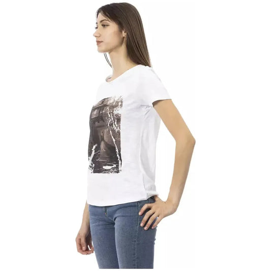 Trussardi Action White Cotton Women's T-Shirt Trussardi Action