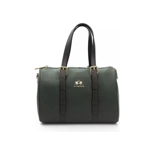 Elegant Green Leather Crossbody Bag