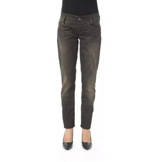BYBLOS Black Cotton Women Jeans 1728,67345744032,Black,BYBLOS,Clothing,Jeans & Pants - Women - Clothing,Jeans Denim - Clothing,New with tags,Relaxed Fit Jeans - Jeans Denim - Clothing,W26,W30,W31,Women,Women - Clothing