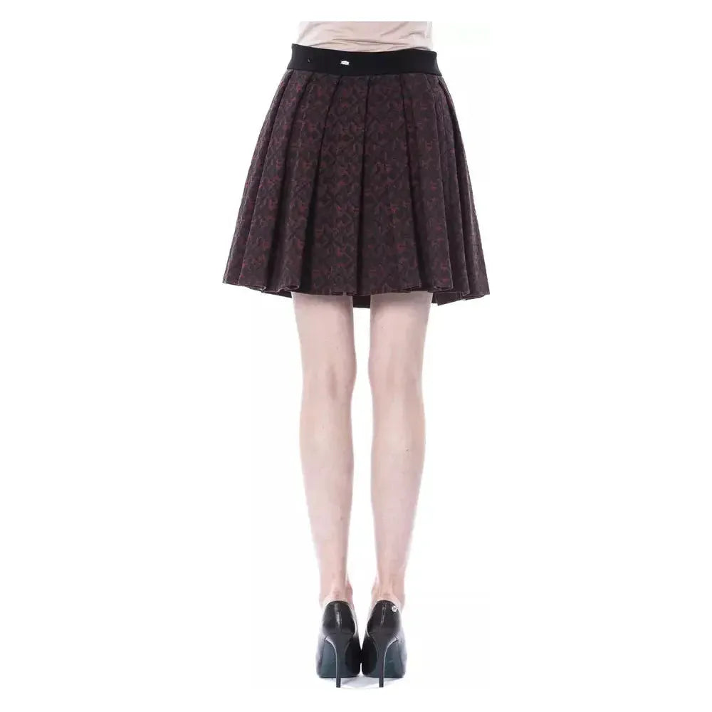 BYBLOS Brown Cotton Women Skirt 1728,67345744032,Brown,BYBLOS,Clothing,IT40|S,IT42|M,Mini - Skirts - Clothing,New with tags,Skirts - Clothing,Skirts - Women - Clothing,Women,Women - Clothing