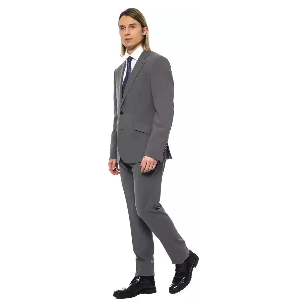 Billionaire Italian Couture Gray Wool Men's Blazer