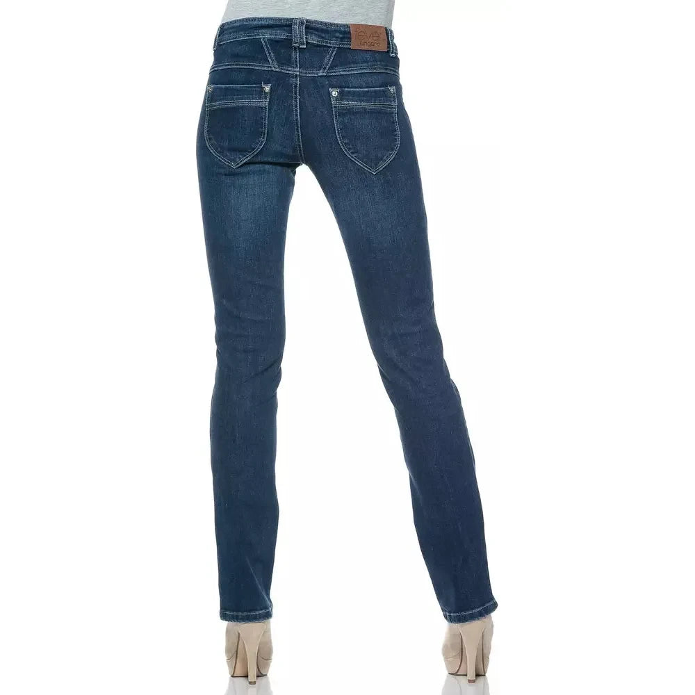 Ungaro Fever Blue Cotton Women Jeans Ungaro Fever