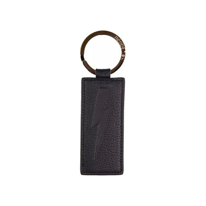 Neil Barrett Blue Leather Men's Keychain