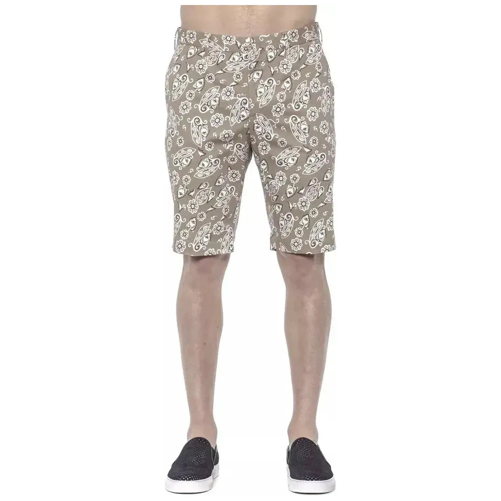 PT Torino Beige Cotton Mens Bermuda Short Shorts PT Torino