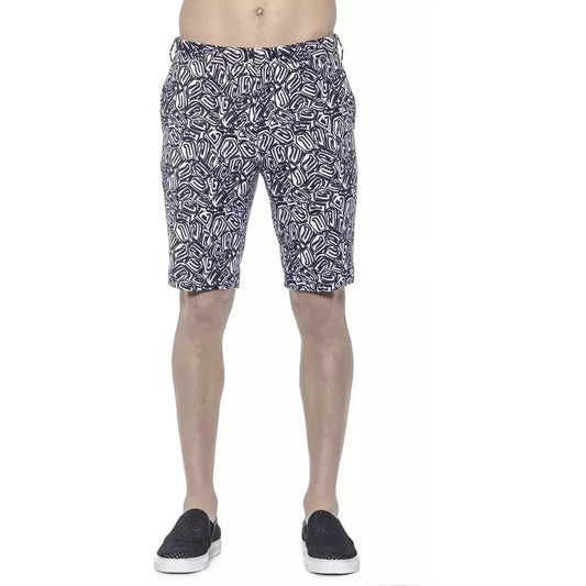 PT Torino Blue Cotton Mens Bermuda Short Shorts PT Torino