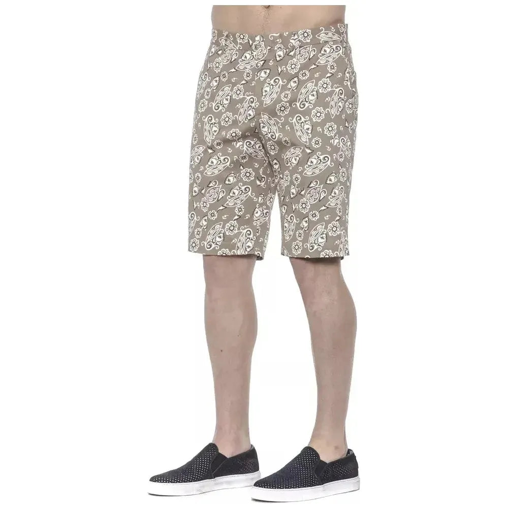 PT Torino Beige Cotton Mens Bermuda Short Shorts PT Torino