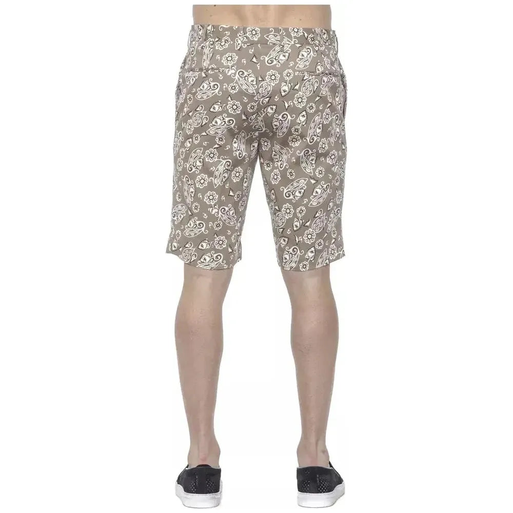 PT Torino Beige Cotton Mens Bermuda Short Shorts PT Torino