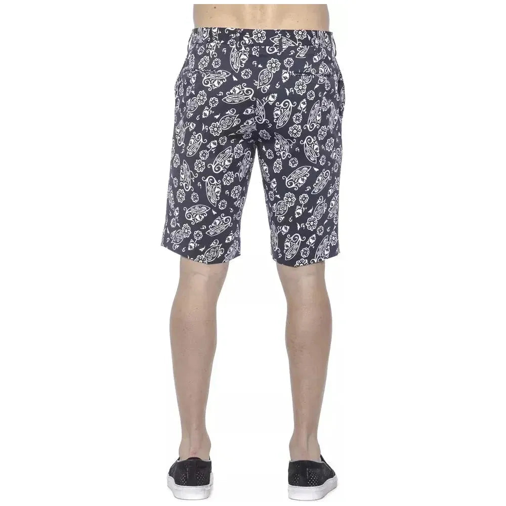 PT Torino Blue Cotton Men's Bermuda Short Shorts PT Torino