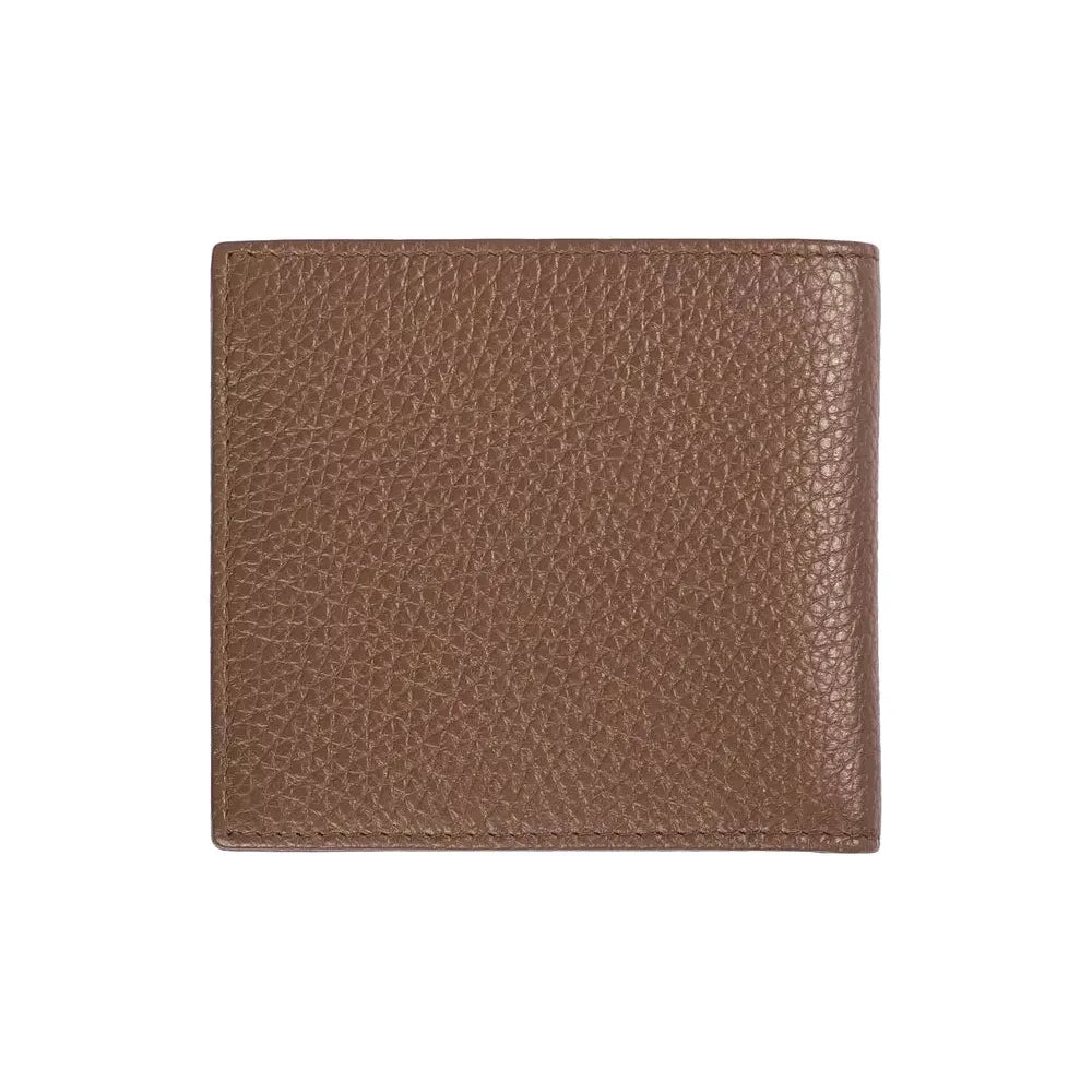 Trussardi Elegant Embossed Leather Men's Wallet Trussardi