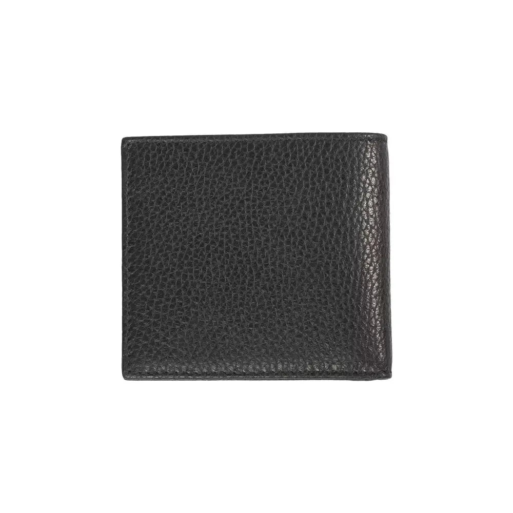 Trussardi Black Leather Men's Wallet Trussardi Dark Slate Gray