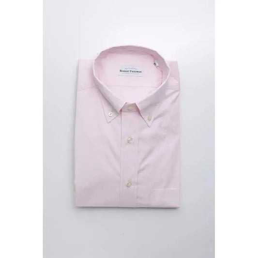 Robert Friedman Multicolor Cotton Men Shirt Robert Friedman