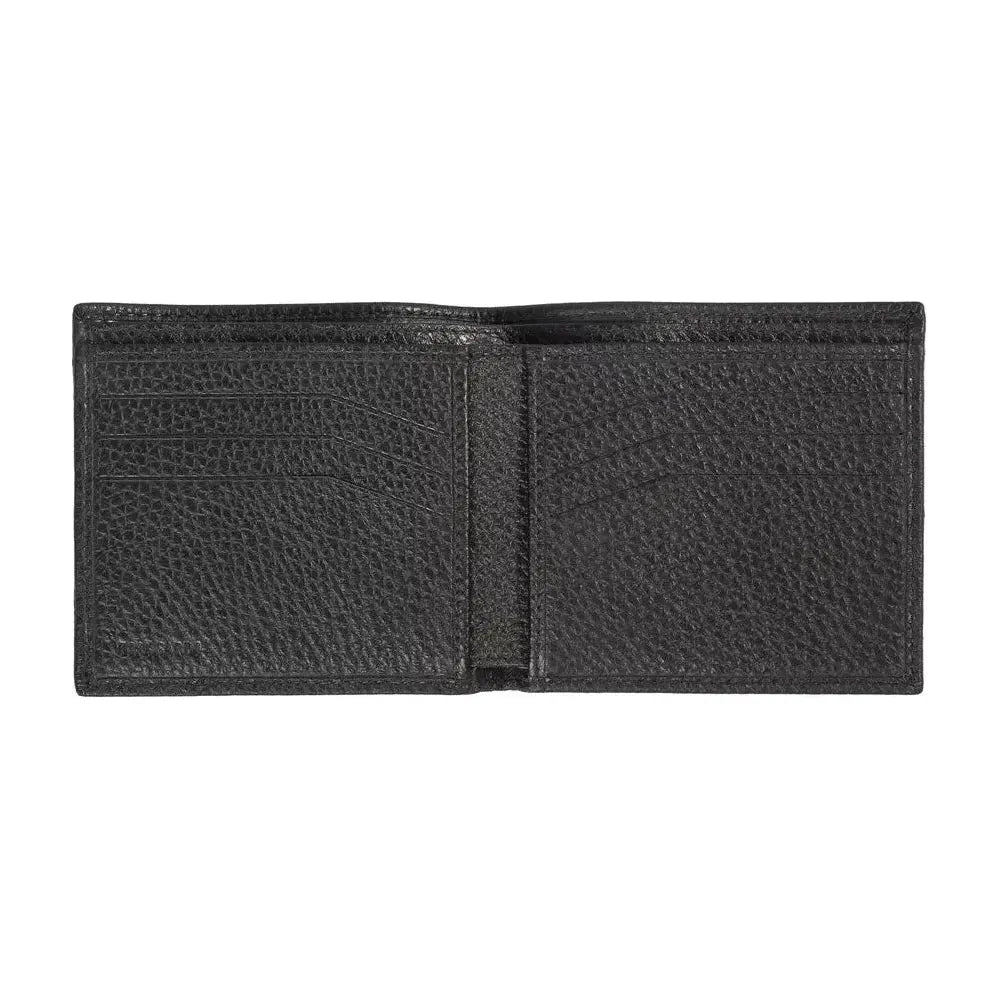 Trussardi Black Leather Men's Wallet Trussardi Dark Slate Gray