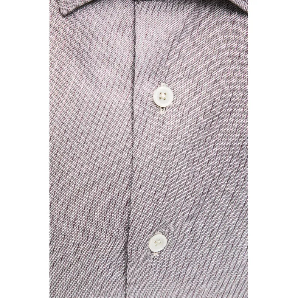 Robert Friedman Beige Cotton Men Shirt