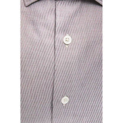 Robert Friedman Beige Cotton Men Shirt