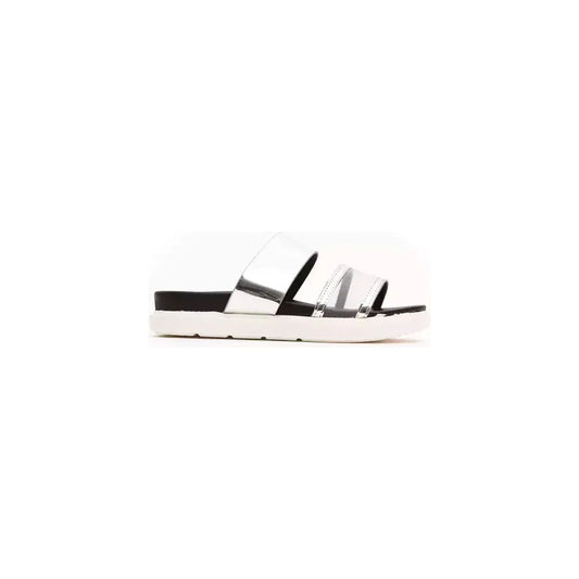Péché Originel Silver Polyethylene Women Sandal 1728,67345744032,EU36/US6,EU37/US7,EU38/US8,EU39/US9,EU40/US10,EU41/US11,Flat - Sandals - Shoes,New with tags,Péché Originel,Sandals - Shoes,Sandals - Women - Shoes,Shoes,Silver,Women,Women - Shoes