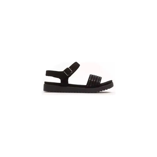 Péché Originel Black Textile Women Sandal 1728,67345744032,Black,EU35/US5,EU36/US6,EU37/US7,EU38/US8,EU39/US9,EU40/US10,EU41/US11,Flat - Sandals - Shoes,New with tags,Péché Originel,Sandals - Shoes,Sandals - Women - Shoes,Shoes,Women,Women - Shoes