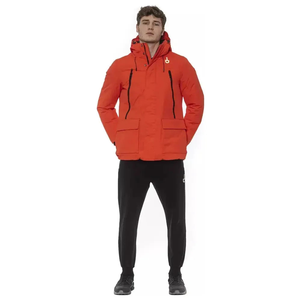 Tond Red Polyester Men's Jacket