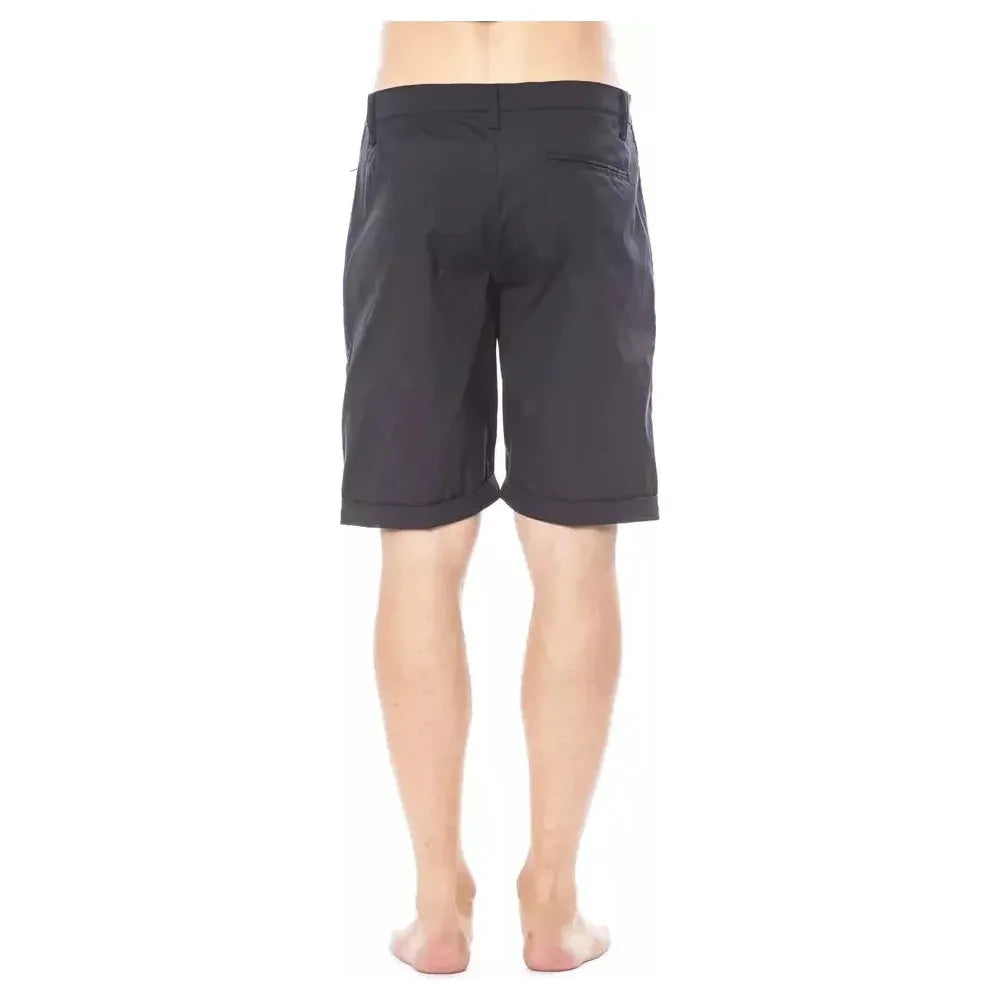 Verri Black Cotton Men's Short Verri