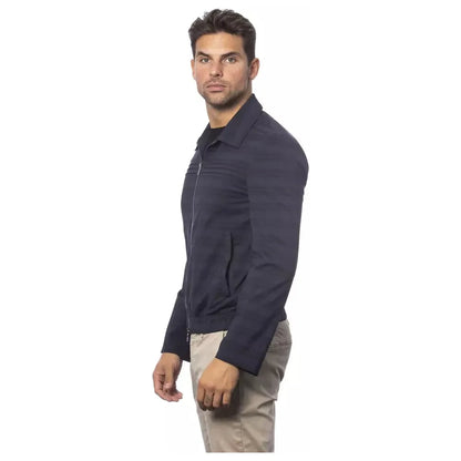 Verri Blue Wool Light Jacket