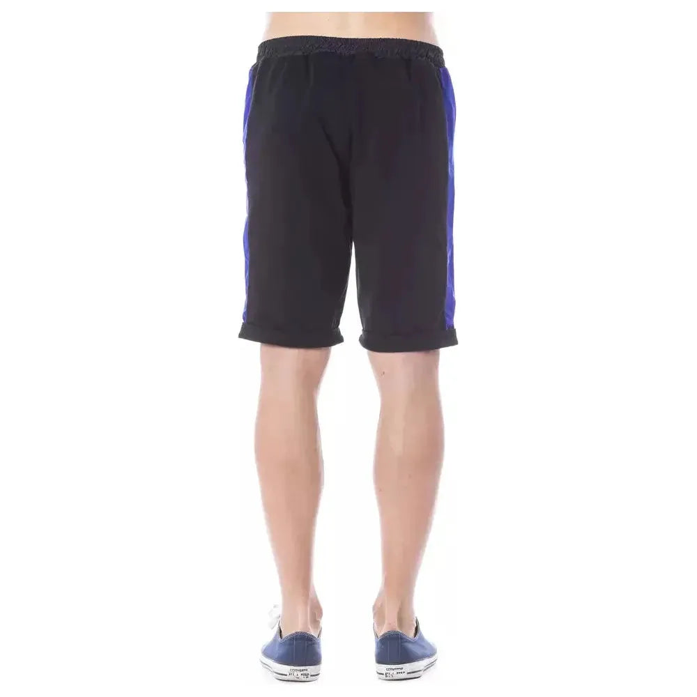 Verri Black Cotton Men's Short Verri