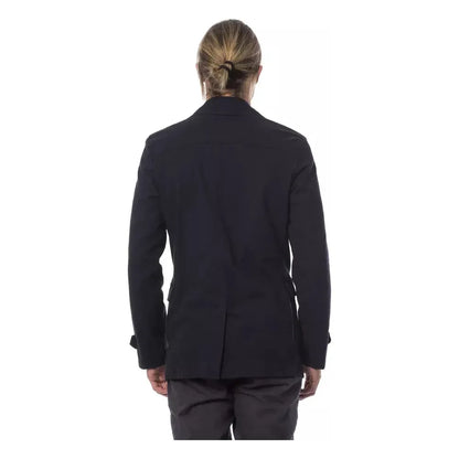Verri Blue Cotton Blazer 1728,67465543840,Blazers - Men - Clothing,Blue,Clothing,Coats - Jackets & Coats - Clothing,IT54 | XXL,Jackets & Coats - Clothing,Men,Men - Clothing,New with tags,Verri