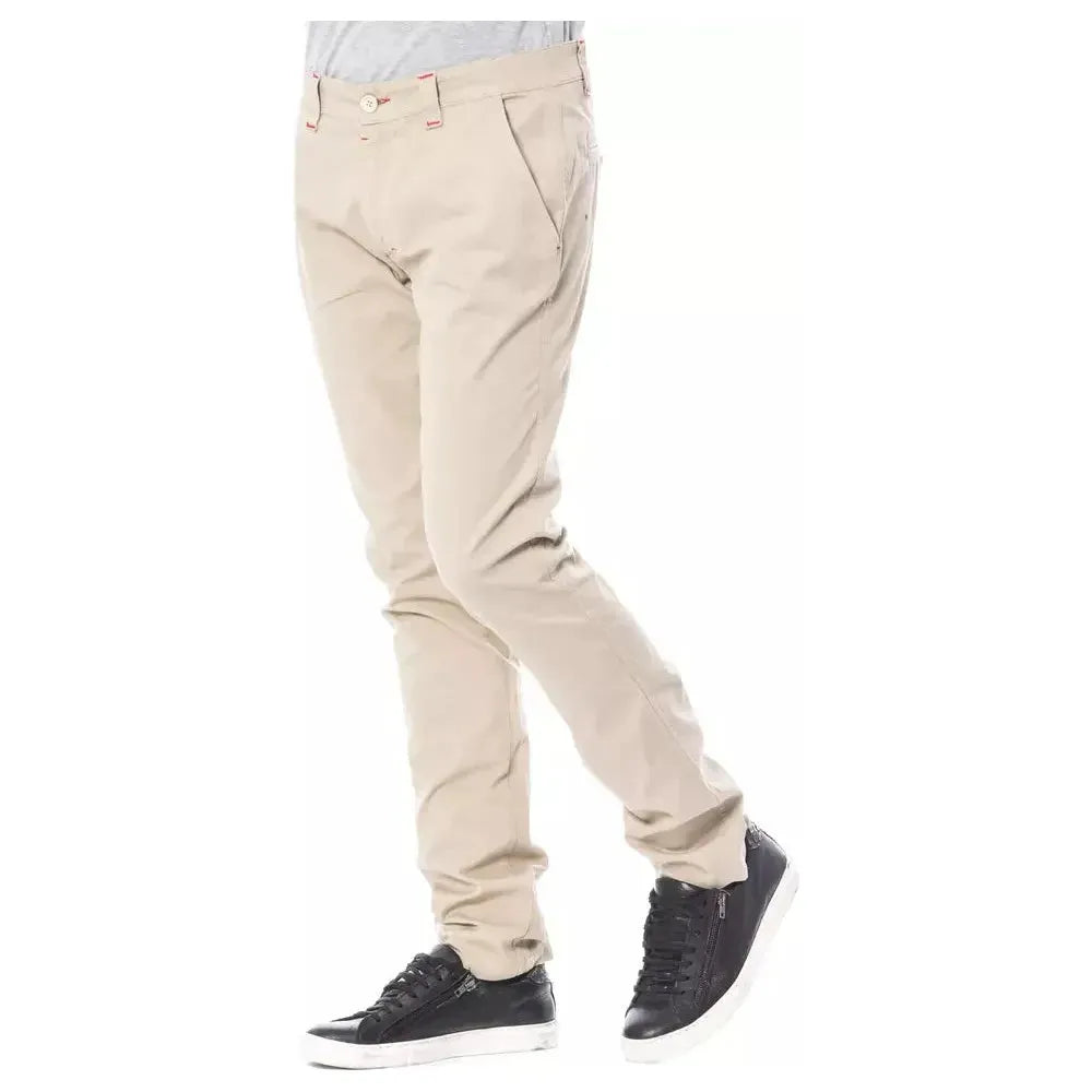 Verri Beige Cotton Men's Chino Pant Verri