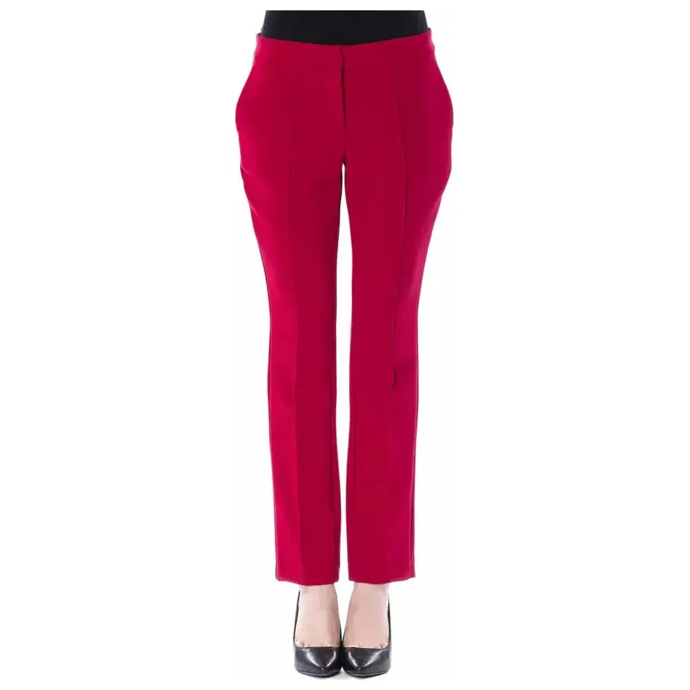 BYBLOS Fuchsia Polyester Women Pants BYBLOS