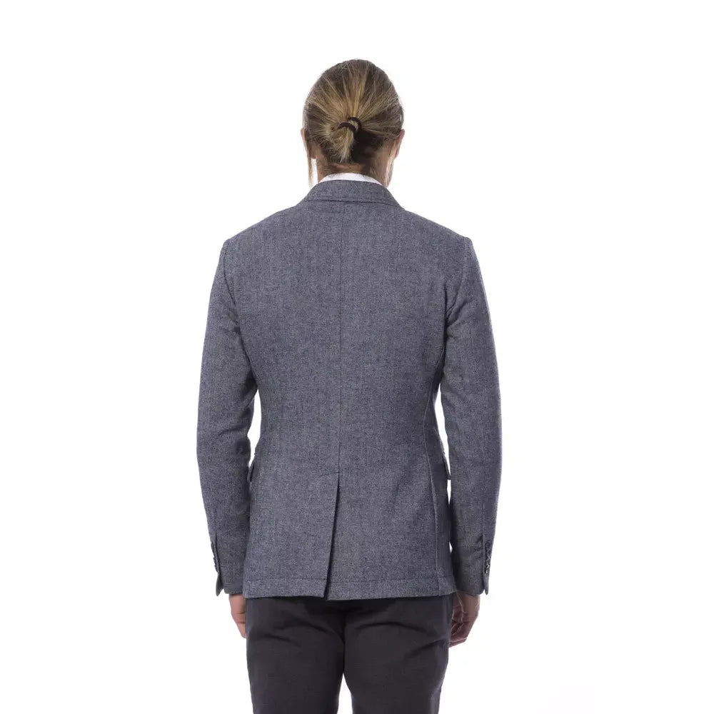 Verri Blue Polyester Blazer