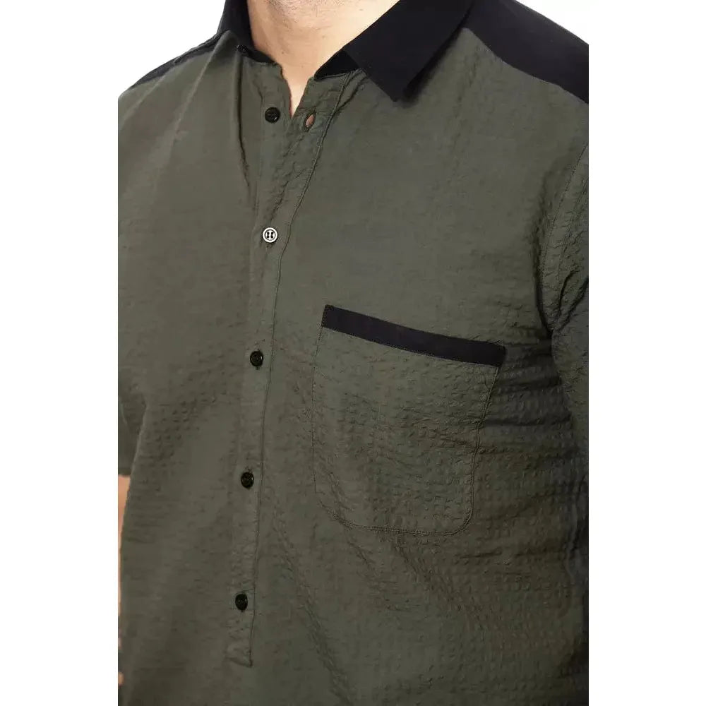 Verri Army Cotton Men's Regular Shirt Verri