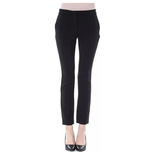 BYBLOS Black Polyester Women Pants 1728,67345744032,Black,BYBLOS,Clothing,IT38 | XS,IT40|S,Jeans & Pants - Women - Clothing,New with tags,Pants - Clothing,Skinny Pants - Pants - Clothing,Women,Women - Clothing