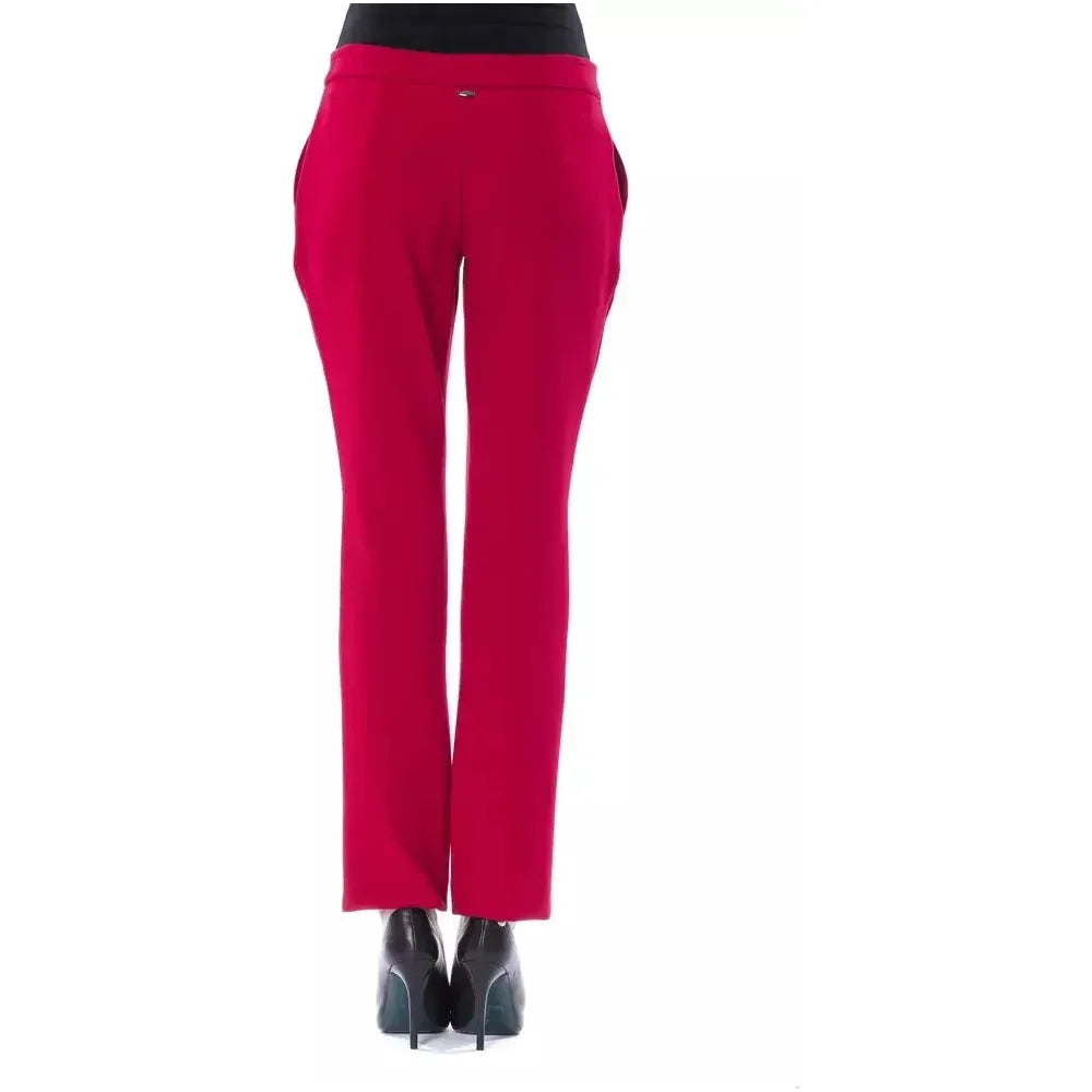 BYBLOS Fuchsia Polyester Women Pants BYBLOS