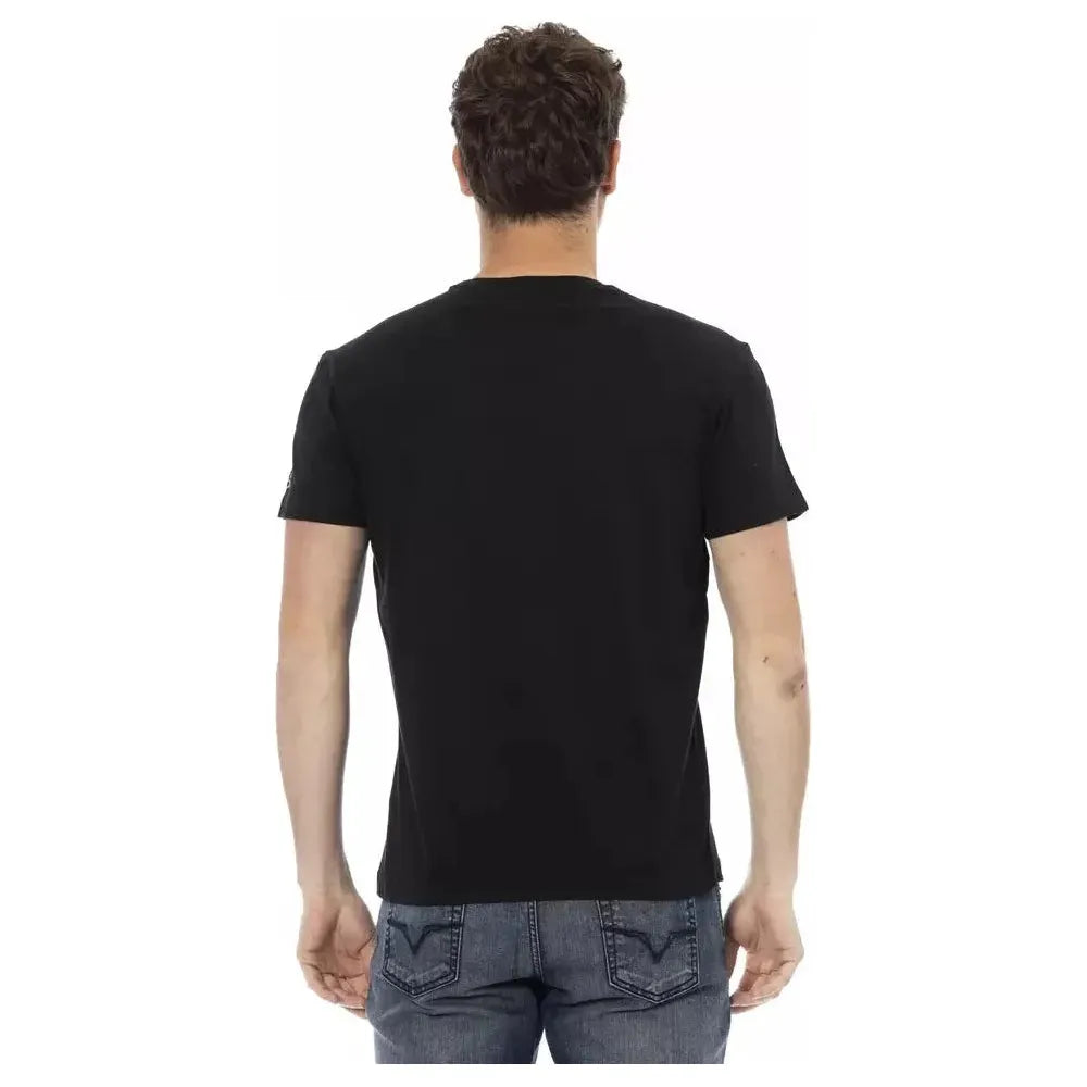 Trussardi Action Black Cotton Men's T-Shirt