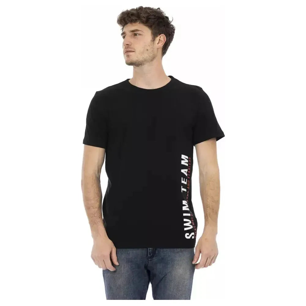 Bikkembergs Black Cotton Men T-Shirt Bikkembergs