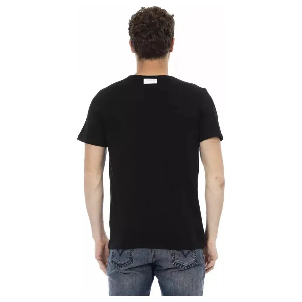 Bikkembergs Black Cotton Men T-Shirt Bikkembergs