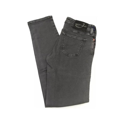 Jacob Cohen Black Cotton Women Jeans