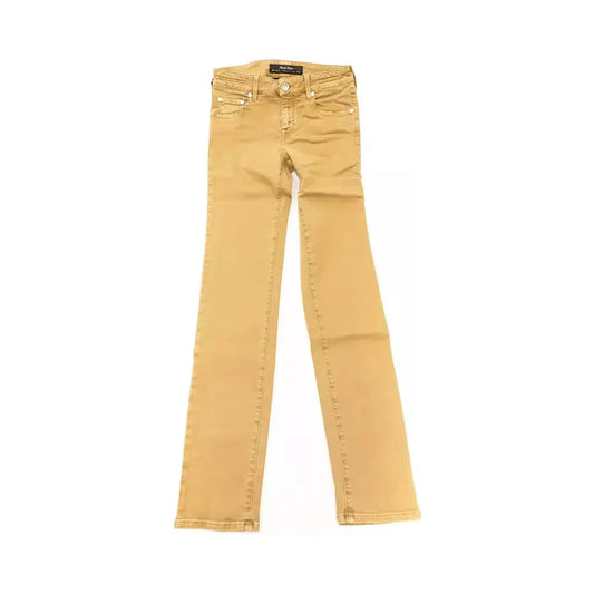 Jacob Cohen Beige Cotton Women Jean Jacob Cohen