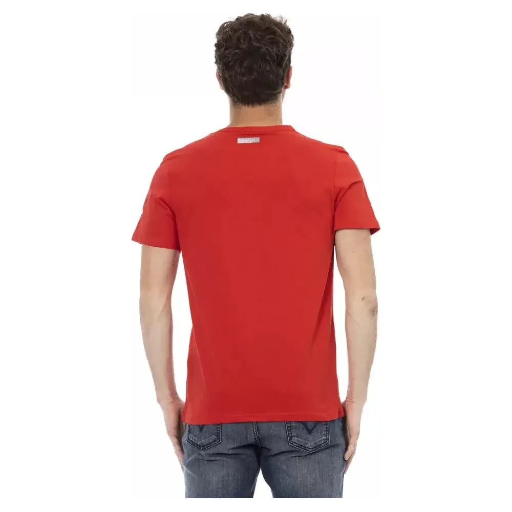 Bikkembergs Red Cotton Men T-Shirt Bikkembergs