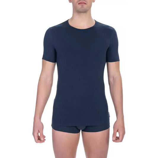 Bikkembergs Blue Cotton Men's T-Shirt Bikkembergs