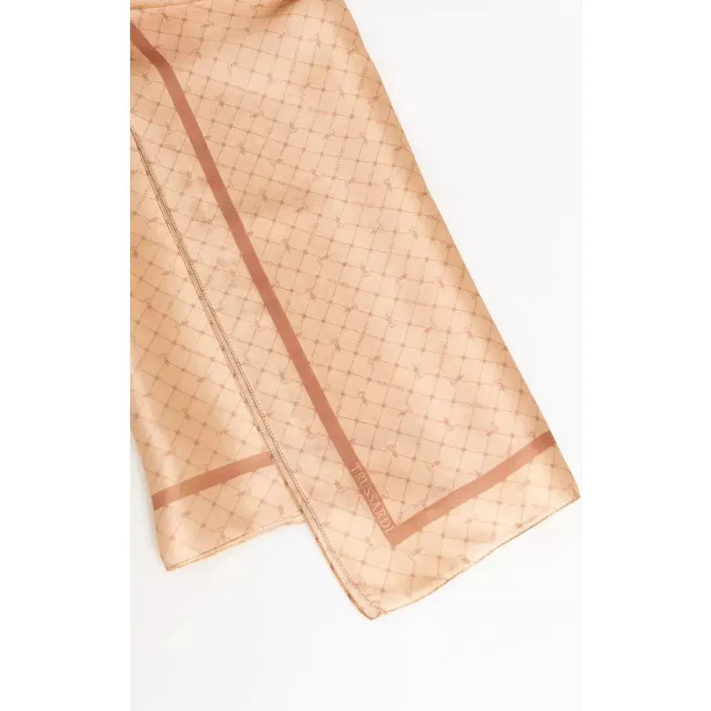 Trussardi Multicolor Silk Women Scarf Scarf Trussardi