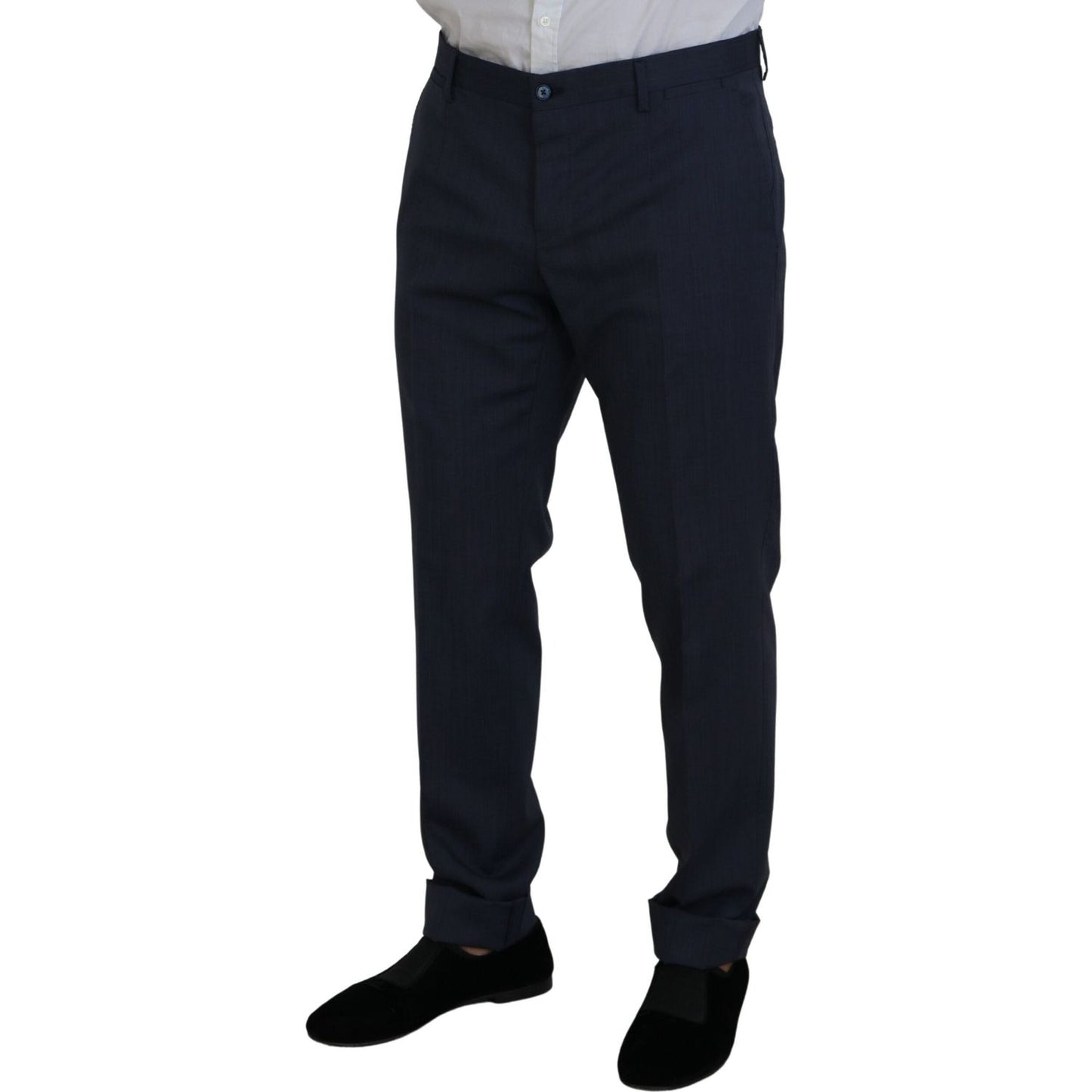 Dolce & Gabbana Elegant Blue Martini Men's Slim Fit Suit Dolce & Gabbana