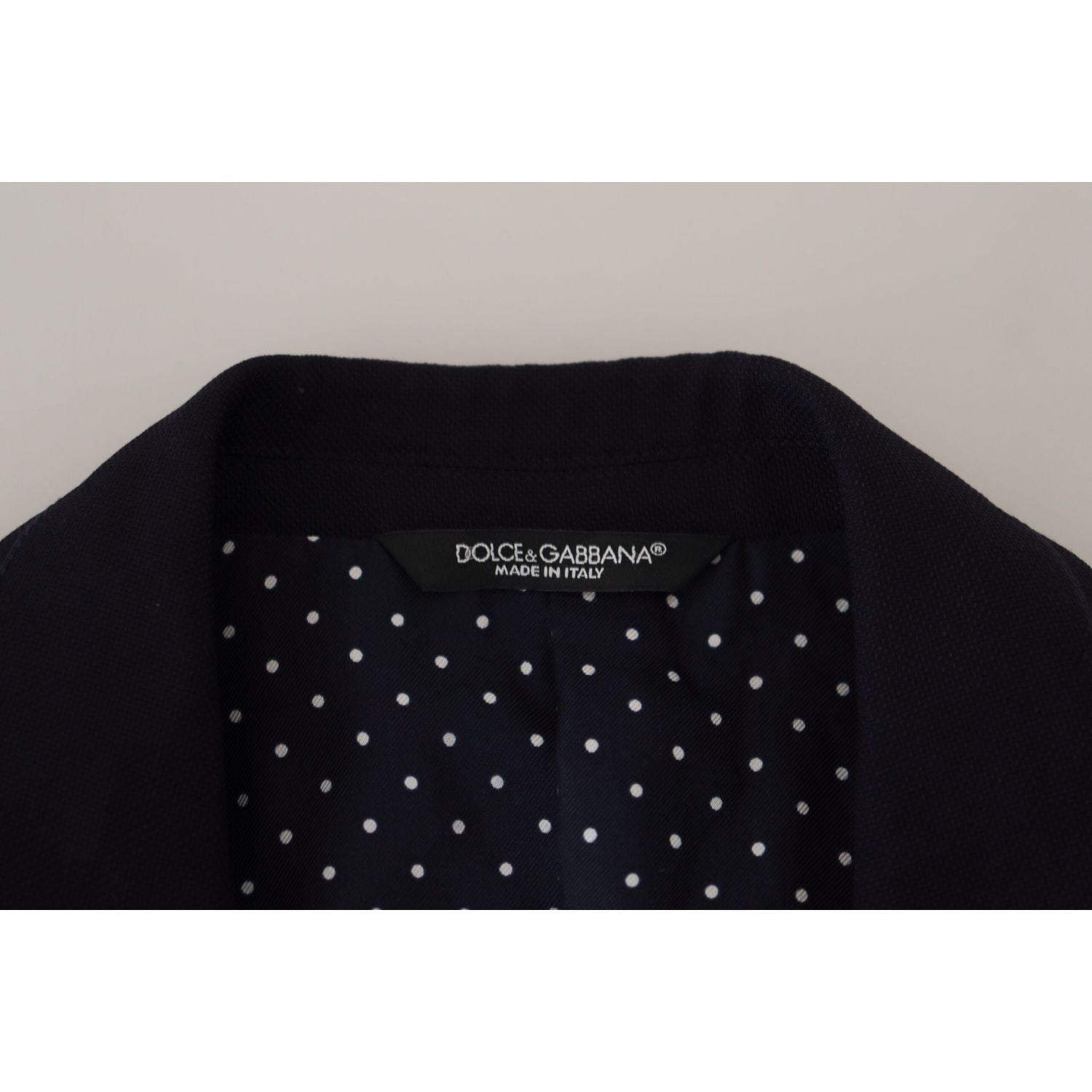 Dolce & Gabbana Blue Wool Formal Taormina Blazer