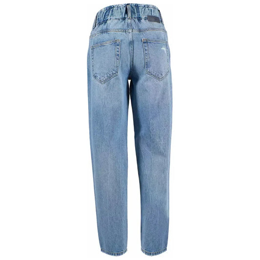 Yes Zee Blue Cotton Women Jeans Yes Zee