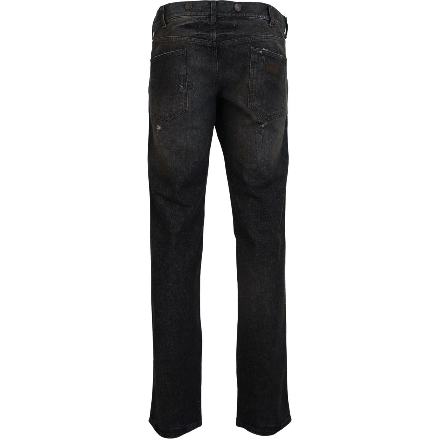 Dolce & Gabbana Exquisite Gray Denim Pants for the Modern Gentleman Dolce & Gabbana