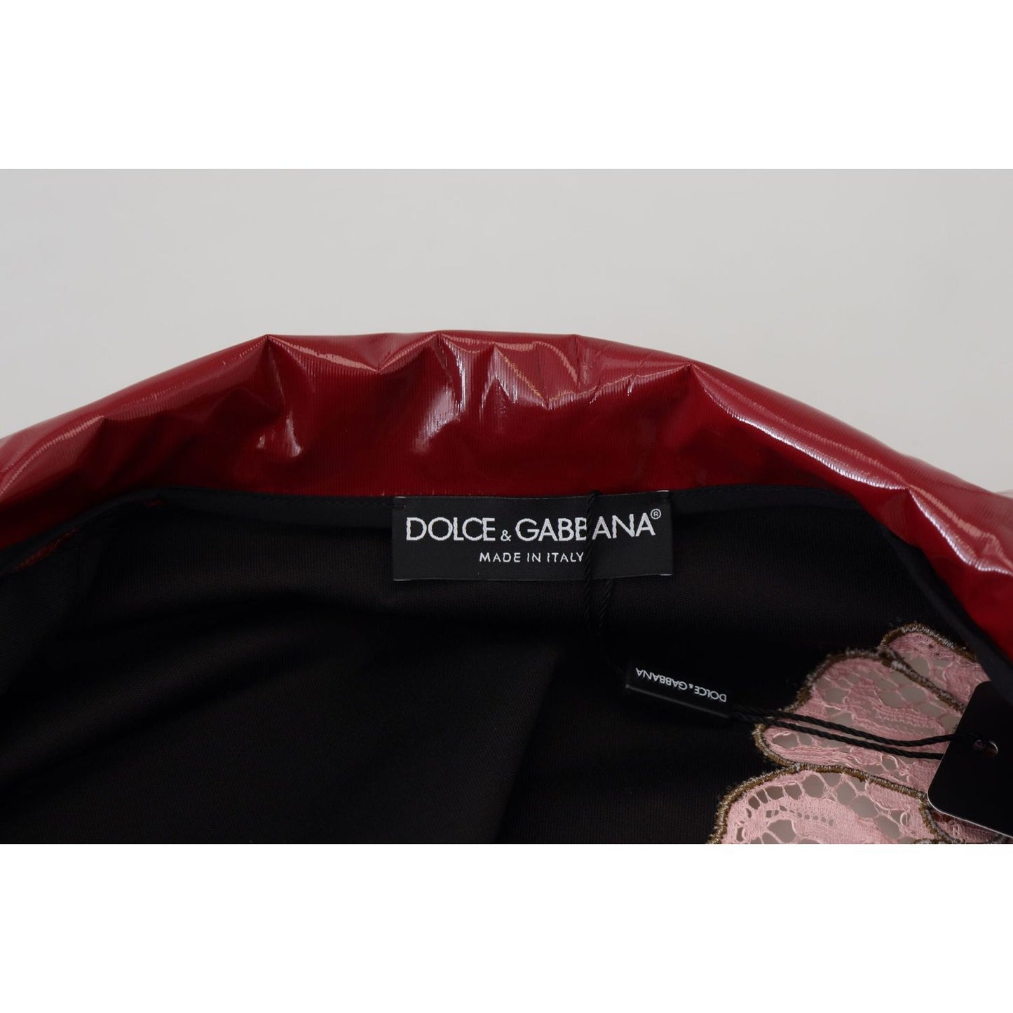 Dolce & Gabbana Maroon Floral Luxe Jacket Dolce & Gabbana