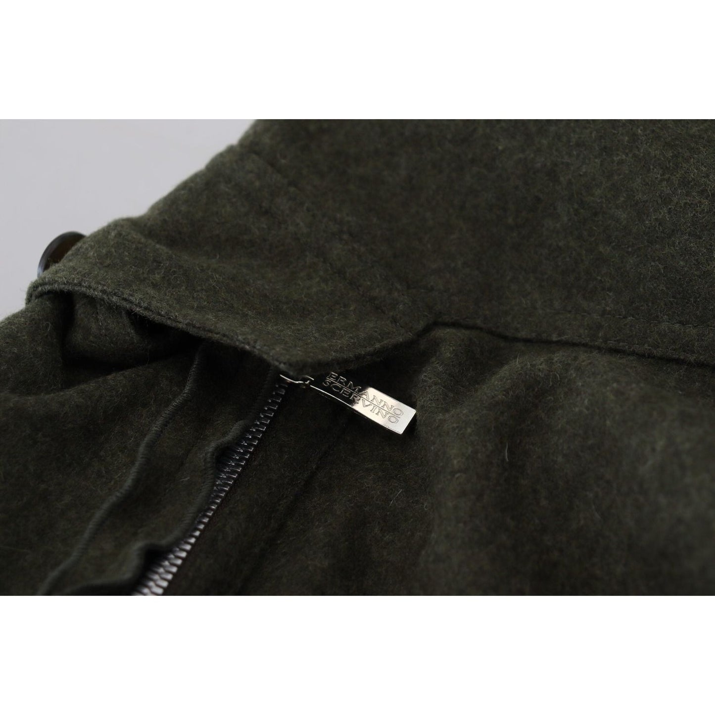 Ermanno Scervino Elegant Tapered Green Wool-Blend Pants Ermanno Scervino