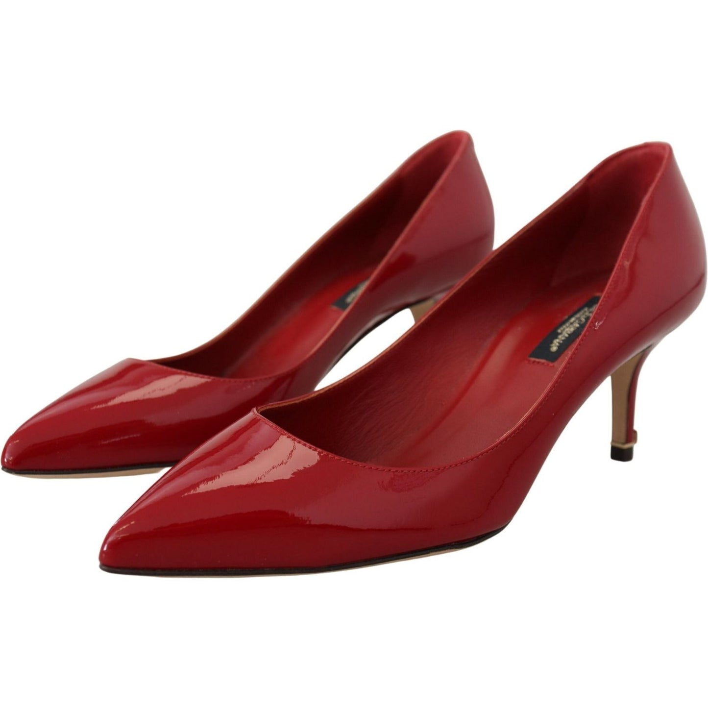 Dolce & Gabbana Exquisite Red Patent Leather Pumps Dolce & Gabbana