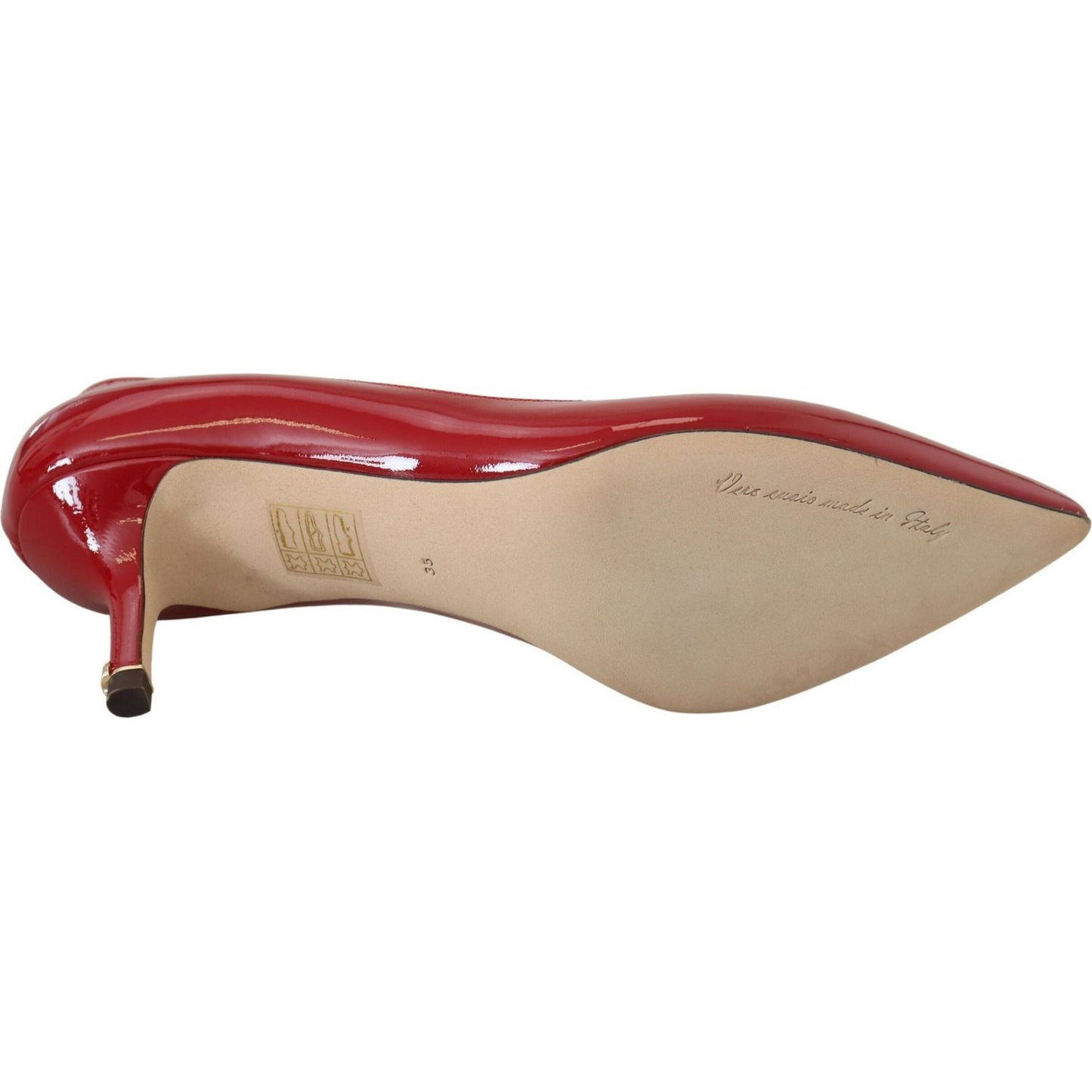 Dolce & Gabbana Exquisite Red Patent Leather Pumps Dolce & Gabbana