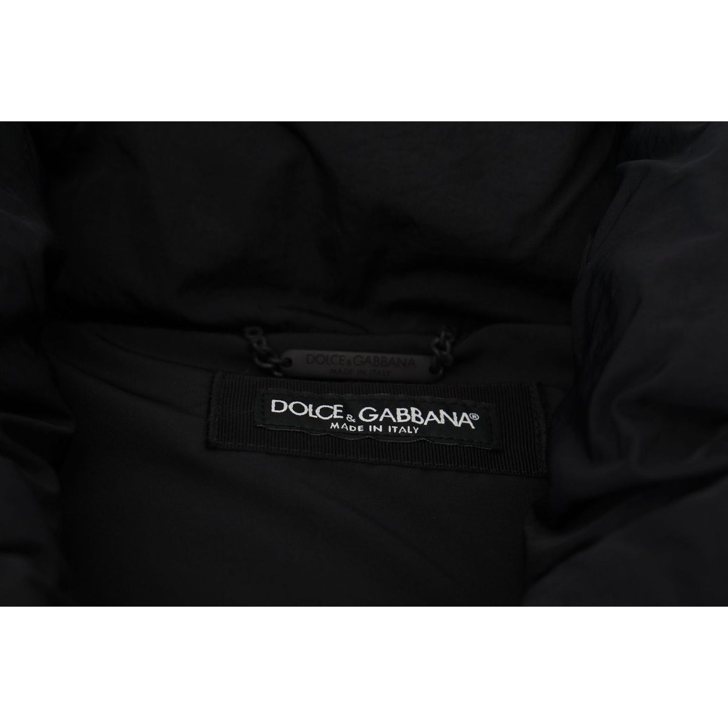 Dolce & Gabbana Elegant Black Sleeveless Vest Jacket Dolce & Gabbana