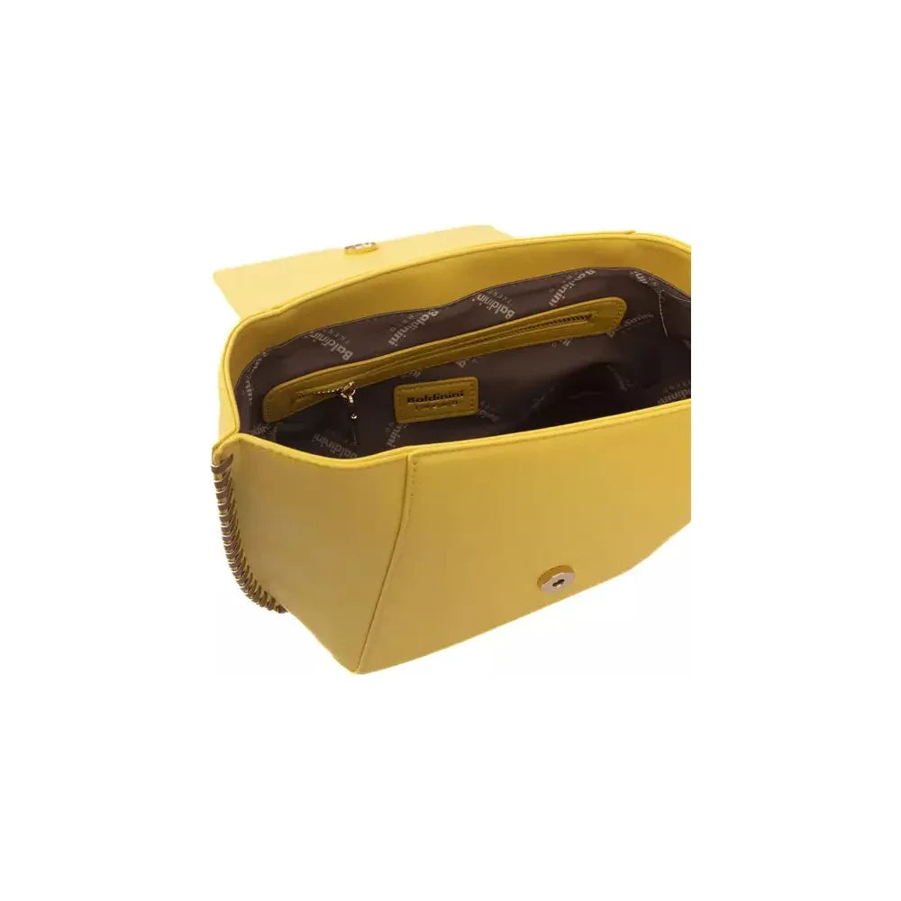 Baldinini Trend Yellow Polyurethane Women Crossbody Bag Baldinini Trend